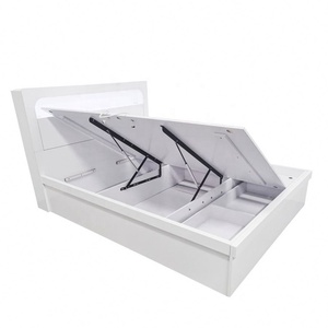22LAD004 lit blanc pour enfants, finition mélamine, pour jeunes garçons, lit de rangement simple, ensemble de <span class=keywords><strong>chambre</strong></span> pour enfants - Product Image 1