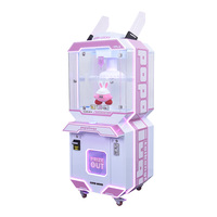 Machine à grue à monnayeur en gros d'usine, mini-jeu d'arcade pour divertissement intérieur avec support en anglais