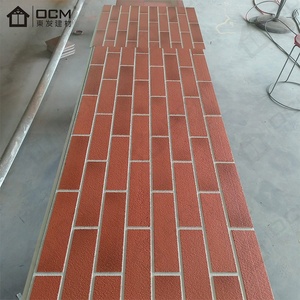 Panneau de façade en fibre-ciment à finition <span class=keywords><strong>brique</strong></span>, ignifuge, poli, contemporain, pour l'architecture de bâtiments commerciaux, revêtement <span class=keywords><strong>extérieur</strong></span> - Product Image 1