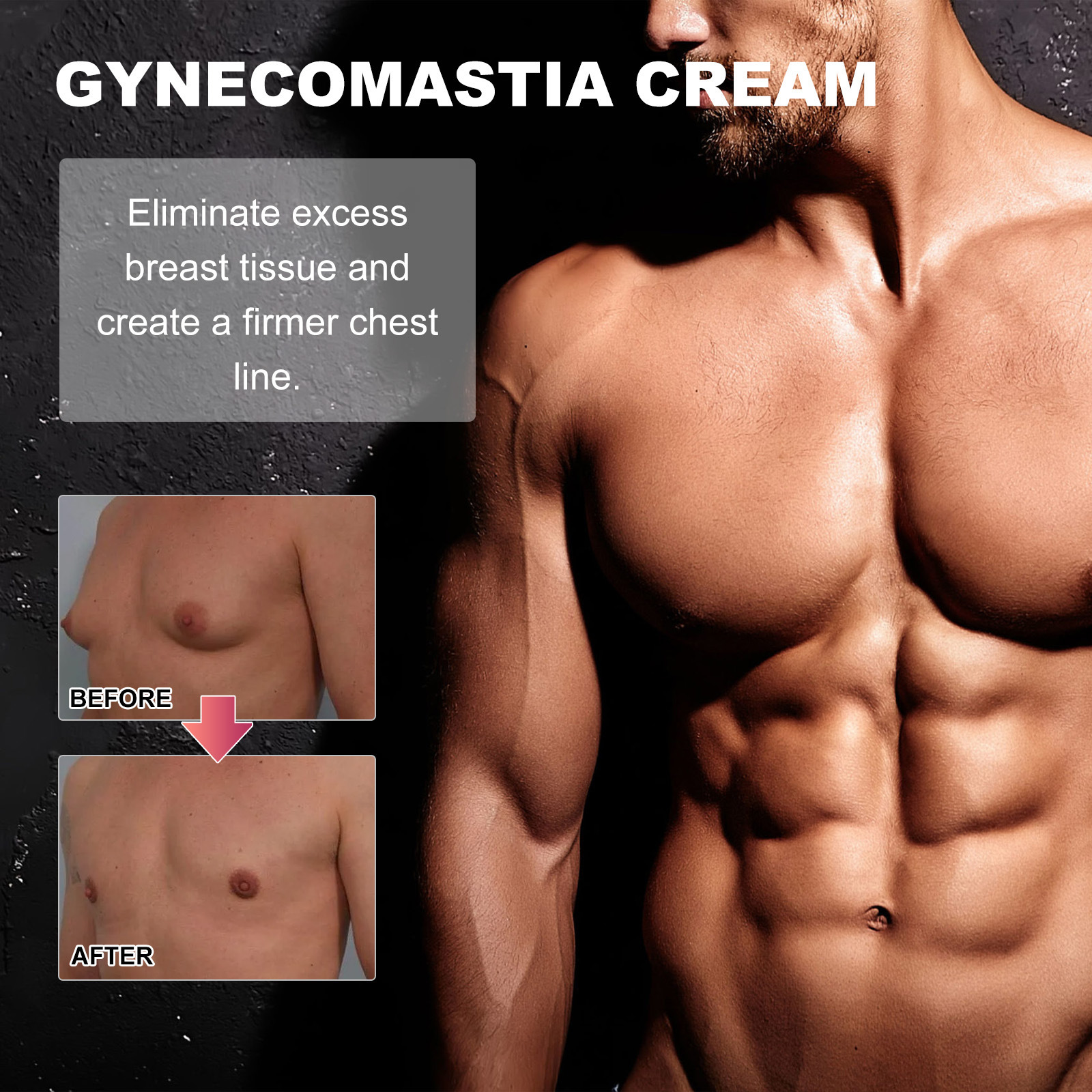 Ximonth Sexy Brustmassagel fr Mnner - Formende Pflege & OEM
