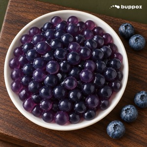 Perles de boba éclatantes à la myrtille 3,2 kg – Perles éclatantes de jus pour Bubble Tea et Thé aux fruits – Halal HACCP - Product Image 1