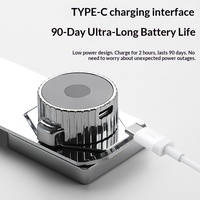 Serrure de tiroir intelligente électronique à empreinte digitale et mot de passe, adhésive sans perçage pour réfrigérateur et porte d'armoire, modèle B001