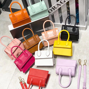 Bolsos Cruzados Pequeños de Diseñador de Marca de Lujo para Mujer, Bolso de Mano de Cuero PU de Moda, Mini Bolsos Tote, Bolsos de Mensajero con Cadena Sólida para el Hombro - Product Image 1