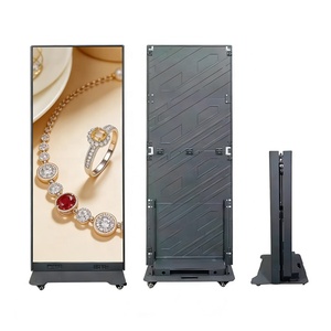 หน้าจอแสดงผล LED ตั้งพื้นแบบพกพา P2.5 P2 P1.86ป้ายโฆษณา LED พับได้ป้ายโฆษณา LED แบบตั้งพื้น - Product Image 1