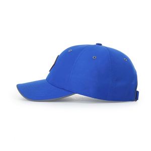 Concevez votre propre casquette de baseball sportive en polyester à 6 panneaux avec patch en cuir, casquettes de golf pour hommes avec logo personnalisé - Product Image 3