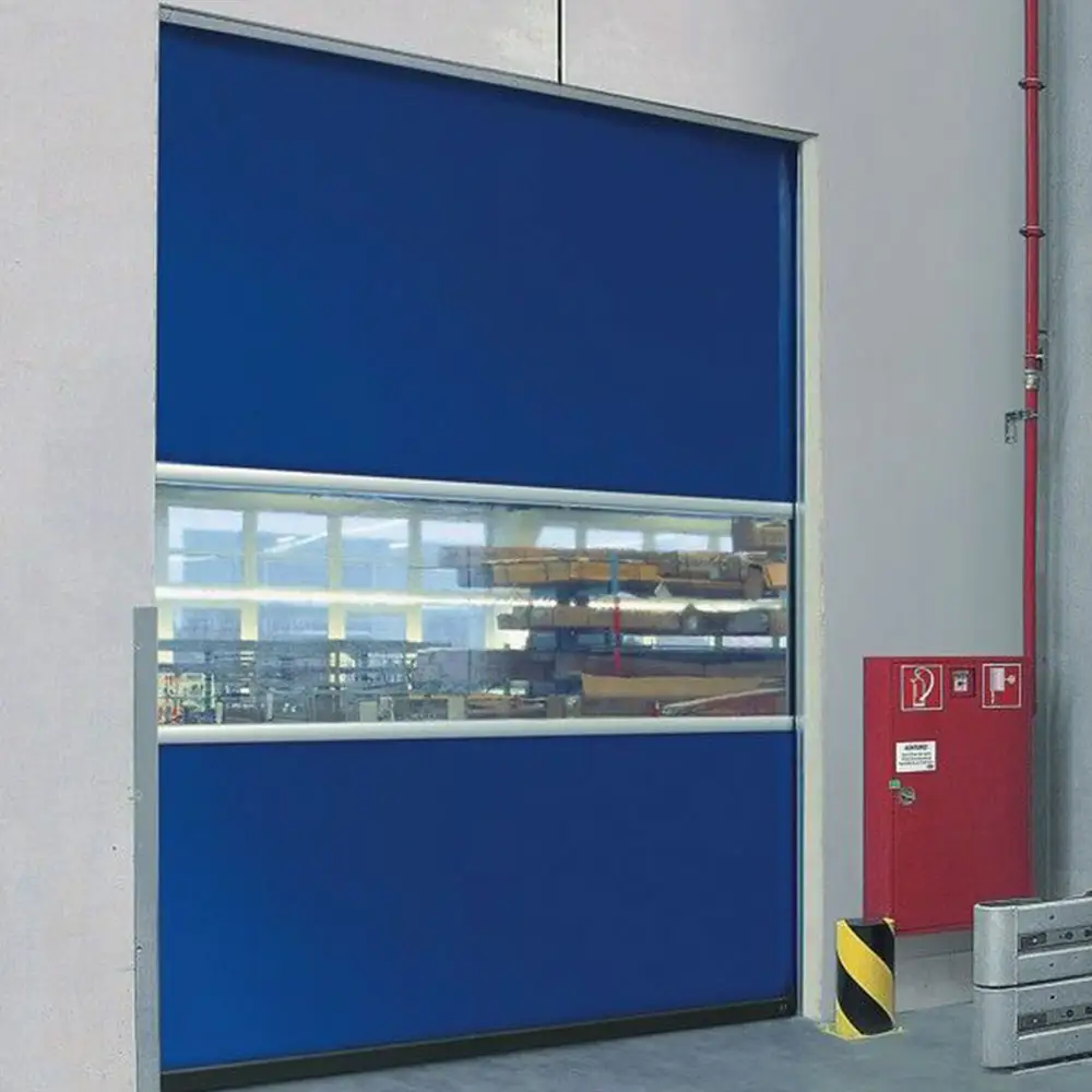 High efficiency automatic Fast Speed Door wind proof rolling shutter sectional garage doors