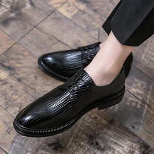 Nuevos Zapatos Oxford de Cuero para Hombre, Estilo Británico Casual de Lujo, Hechos a Mano, Impermeables, Color Verde Perenne, Cerrados, Sin Cordones, Formales, para Boda u Oficina - Product Image 6