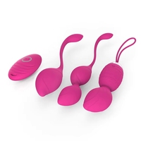 Vibrateur Mini Boule de Kegel Télécommandé Point G Prix Usine Étanche 10 Fréquences Sans Latex pour Jouet Dildo Portable USB APP