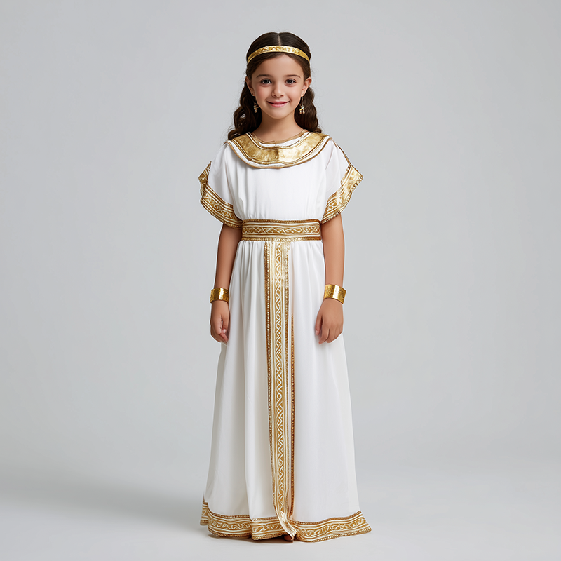 slim fit dress slacks 1920's Egyptian White Mini Dress – Annie's Ibiza Online main image 1