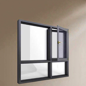 Fenêtres coulissantes et à battants en PVC/UPVC sur mesure, design moderne avec <span class=keywords><strong>double</strong></span> <span class=keywords><strong>vitrage</strong></span> insonorisé, approvisionnement direct usine - Product Image 5