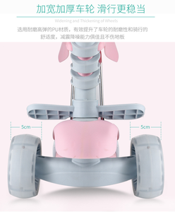 Nouvelle trottinette pliable pour enfants, adaptée aux bébés de 1 à 3-7 ans, une trottinette à trois roues pour garçons et filles - Product Image 2