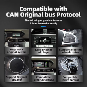 OEM Style 8.8 pouces Android voiture <span class=keywords><strong>GPS</strong></span> Navigation Radio écran tactile conduite à droite <span class=keywords><strong>Installation</strong></span> du tableau de bord pour <span class=keywords><strong>Mercedes</strong></span> W204 - Product Image 6