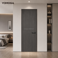 Porte en WPC durable pour usage intérieur, étanche, pour salle de bain et cuisine, insonorisée, ignifuge, écologique et respectueuse de l'environnement