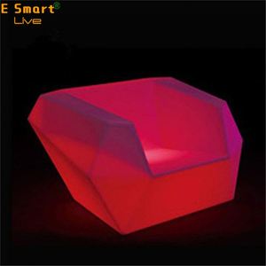 Tabouret incurvé portable, chaise de repos, <span class=keywords><strong>canapé</strong></span> sexuel, mobilier de bar en plastique PE brillant, led - Product Image 1