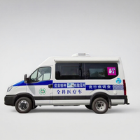 Nuevo vehículo 1veco 4x2 DR, camión hospitalario con sala de rayos X móvil para exámenes físicos y toma de muestras de sangre.