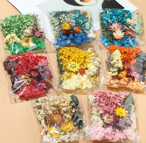 مجموعة أدوات الحرف اليدوية بالزهور المجففة - زهور محفوظة متنوعة لصناعة الألبومات وصنع البطاقات بالجملة - Product Image 3