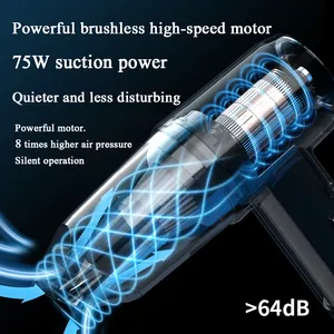 Car Vacuum Cleaner Wireless Blowing Suction 1 High Power Vehicle Laptop Multifunction Portable Vacuum Cleaner For Car