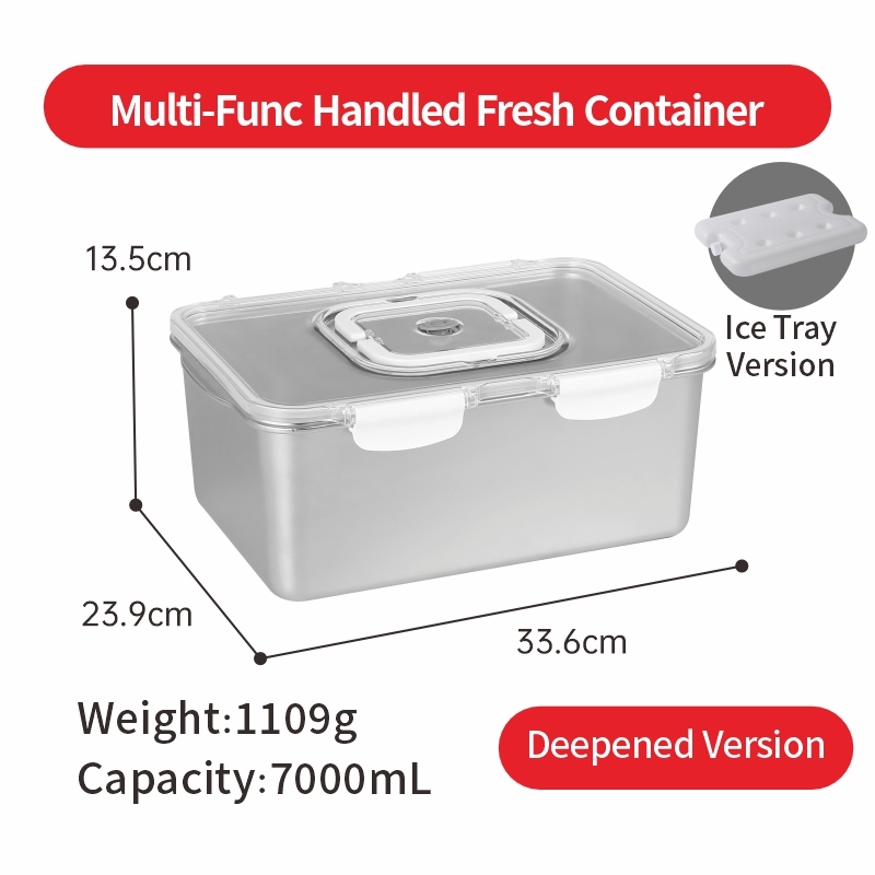 Deepened Version+Ice Tray Version-7000ml