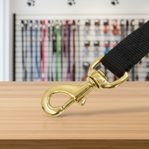 Quadratische Ösen-Dreh clips aus massivem Messing <span class=keywords><strong>Trigger</strong></span>-Karabiner haken Bolzen-Karabiner haken - Product Image 1