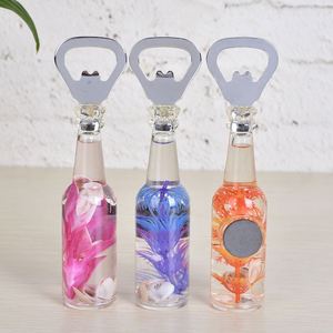 Ouvre-bouteille de bière rempli de liquide en forme de bouteille de bière personnalisée bon marché - Product Image 3