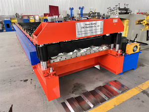 Rouleau de panneau en acier de haute qualité formant la machine pour le toit de voiture de conteneur faisant des composants de noyau de pompe en acier coloré - Product Image 2