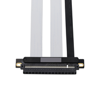 Carte Riser PCIE 5.0 X16 Personnalisable Gen 5 Express pour Châssis, Carte Graphique Flexible 180 Degrés 20cm Couleur Blanche, En Stock, 100% Testée