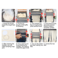 Machine automatique de nouilles d'acier inoxydable de fabricant de pâtes de nouille de laminoir de pâte pour l'hôtel