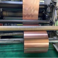 Rouleau de Mylar souple à 3 couches, film couleur cuivre, feuille d'aluminium + Mylar PET pour matériau de conduit HVAC, conduit d'air flexible
