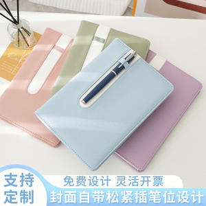 สมุดบันทึกปกหนังเทียม LX-2025052601 ขนาด A5 เข้าเล่มแบบไร้สาย ของขวัญสุดพิเศษ ปกกระดาษดาหลิน สำหรับนักเรียนและสำนักงาน - Product Image 3