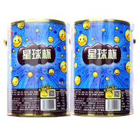 Prix usine en gros Star Cup 1000g petite tasse chocolat tasse Sandwich Biscuit baril collations pour enfants