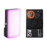 Rgb Video Studio Led Panel 25W Mini foco portátil y recargable, adecuado para todos los dispositivos