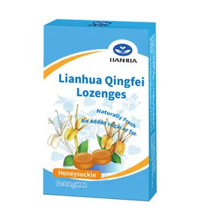 Yiling lianhua fresco garganta pastilhas garganta clara açúcar livre gordura livre natural planta extrair fresco garganta