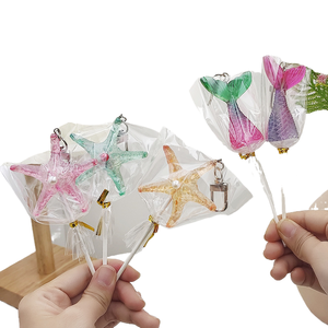 Buena calidad Lidao Pvc estrella de mar <span class=keywords><strong>novela</strong></span> llavero personalidad estudiante bolsa piruleta sirena bar adornos colgantes al por mayor - Product Image 1