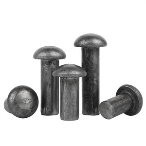 Acier inoxydable SUS 304 316 316L A2 A4 70 80 Rond Champignon Moitié Rond Plat Tête Fraisée Solide <span class=keywords><strong>Rivet</strong></span> <span class=keywords><strong>DIN</strong></span> <span class=keywords><strong>660</strong></span> 302 7338 - Product Image 1
