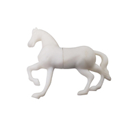 Nueva Memoria USB con Forma de Caballo de Dibujos Animados en PVC, 8GB 16GB 32GB, Unidad Flash 2.0, Pendrive Personalizado, Memorias USB
