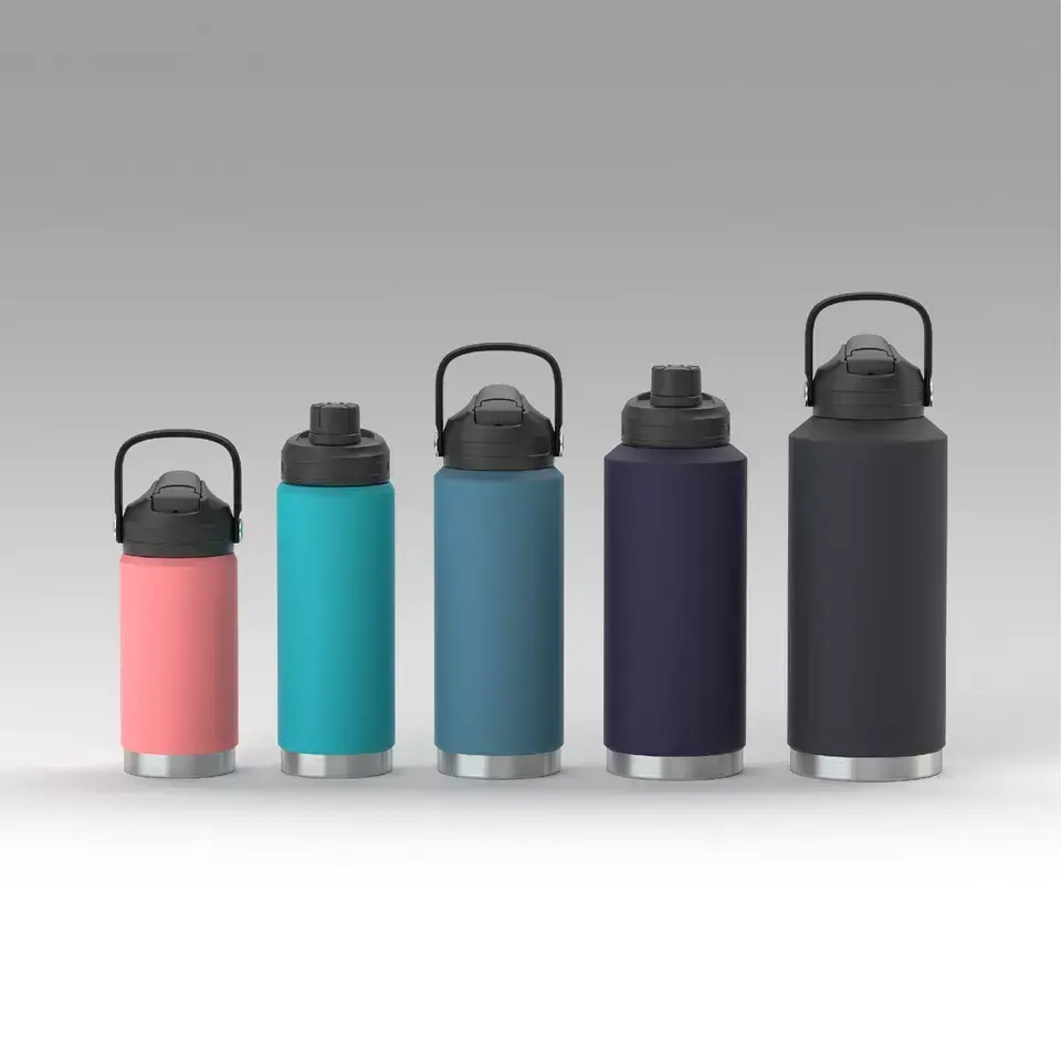 750 ml, double wall Customized Insulated Stainless Steel Protein Shaker Bottle BPA Free Tea Beer Fitness Gym Drinkware Sport Sty