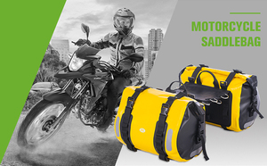 Logo personnalisé grande capacité 40L sacs de selle étanches sac latéral de moto pour Sports de plein air randonnée voyage - Product Image 6