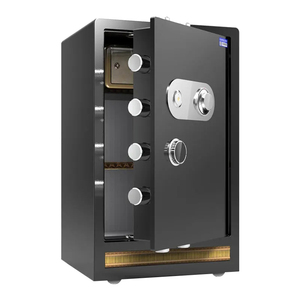 Cá nhân nhà an toàn thép an ninh an toàn Tủ ngân hàng an toàn tiền gửi hộp vật liệu kim loại - Product Image 2