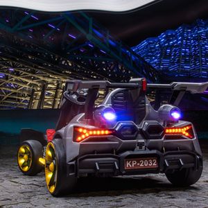 Go Kart Eléctrico Storkid para Niños y Adultos 2032, Auto de Derrape para Interiores y Exteriores con Bandera y Luces - Product Image 4