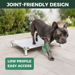 <span class=keywords><strong>Lit</strong></span> surélevé pour chien en métal pour le camping en plein air, lavable et durable - Product Image 2