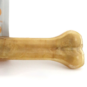 Emballage de 1 pièce de jouet à mâcher en os pressé de 30,50 cm pour animaux de compagnie, 320-340g - Product Image 3