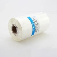 Pita Barcode Thermal Transfer Murah 110mm*300m Kompatibel dengan Printer Label, Printer Warna, Mesin Ketik, Ukuran Kustom