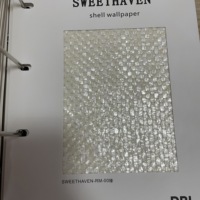 Rouleau de papier peint en rouleau de papier peint, en nacre naturelle fait à la main, pour la décoration intérieure de la salle
