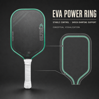 Raquette de pickleball 11SIX24 ULTRE haute performance avec noyau en mousse EVA de 16 mm, surface rugueuse thermoformée en fibre de carbone Toray