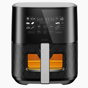 Freidora de Aire Inteligente de Gran Tamaño, 6L 8L, con Pantalla LED Digital, Freidora de Aire Profunda de Acero Inoxidable - Product Image 5
