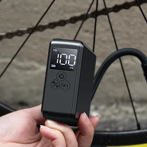 150PSI gratuit logo personnalisé automatique portable sans fil électrique gonfleur de pneus vélo voiture compresseur d'air pompe à vélo