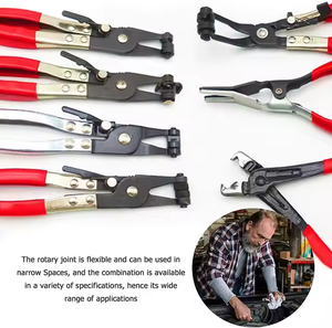 طقم أدوات إصلاح محرك السيارة من أوكسيفو مكون من 9 قطع مع مادة SAE 1045 ومشبك خرطوم مرن وملقط وأداة إزالة للحمل - Product Image 6