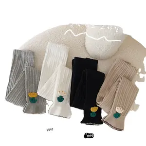 ملابس أطفال جديدة لخريف HY-2550، ليغنغز قصير اللون من البنات، ليغنغز ضيق عند منطقة الكاحل