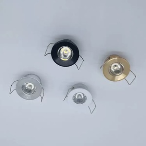 Mini <span class=keywords><strong>spot</strong></span> LED encastré 220v 1w <span class=keywords><strong>12v</strong></span> 24v, éclairage LED encastré, éclairage de plafond pour vitrine à bijoux, éclairage de plafond pour plantes - Product Image 1