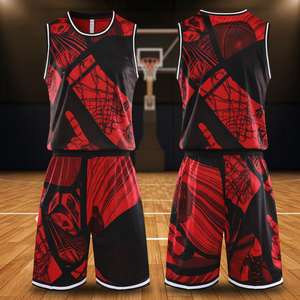 Maillot de basket authentique personnalisé avec logo sublimé, respirant, grande taille, sans manches, réversible, 100% coton 3D - Product Image 2